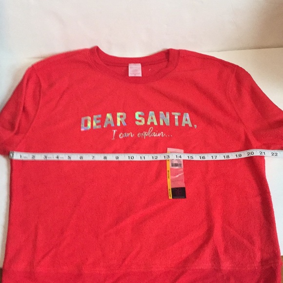 🆕 red dear Santa sweatshirt size Large - Picture 8 of 10